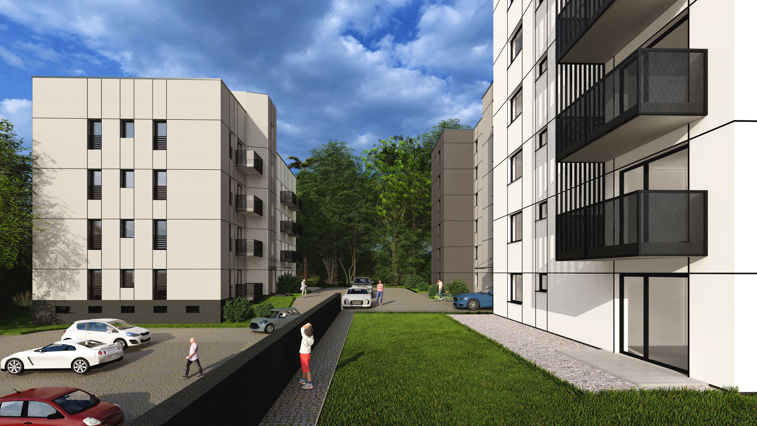 Wizualizacje osiedla wielorodzinnego – OK OFFICE - ujęcie 5